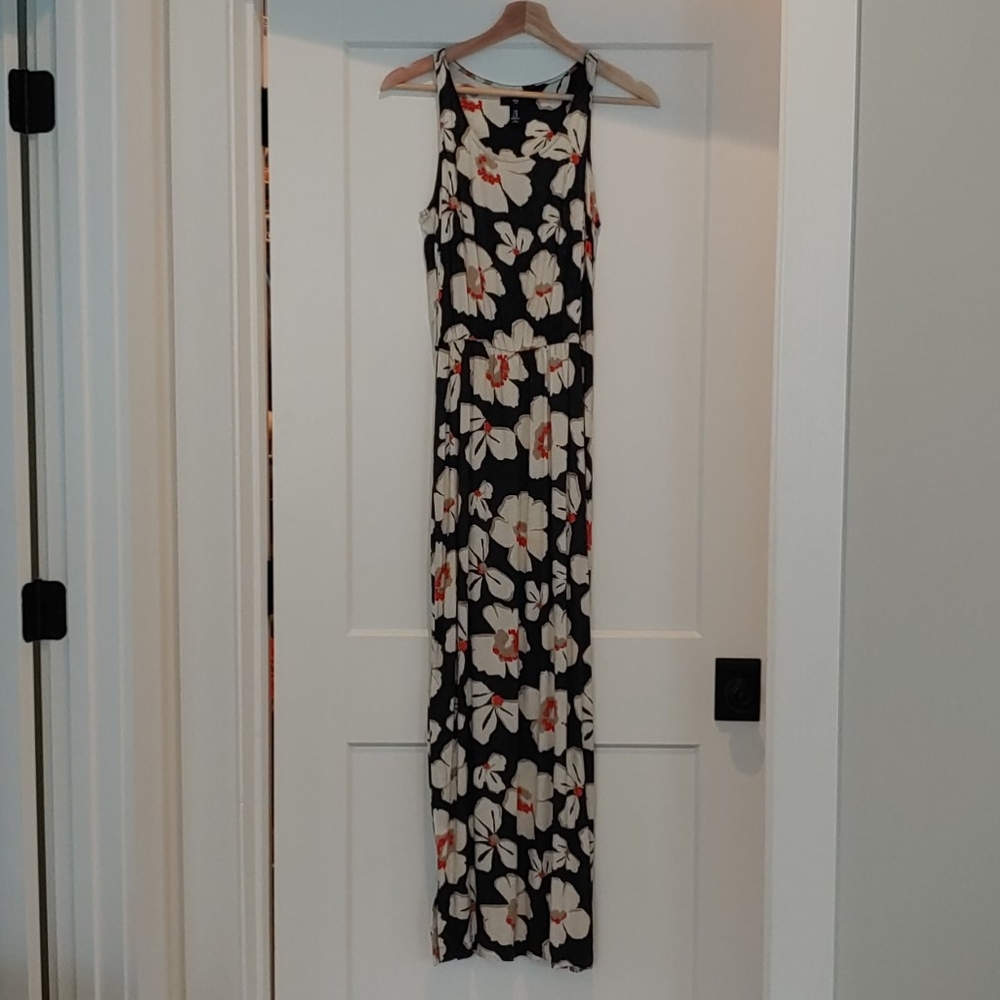 Gap XS Floral Maxi Dress